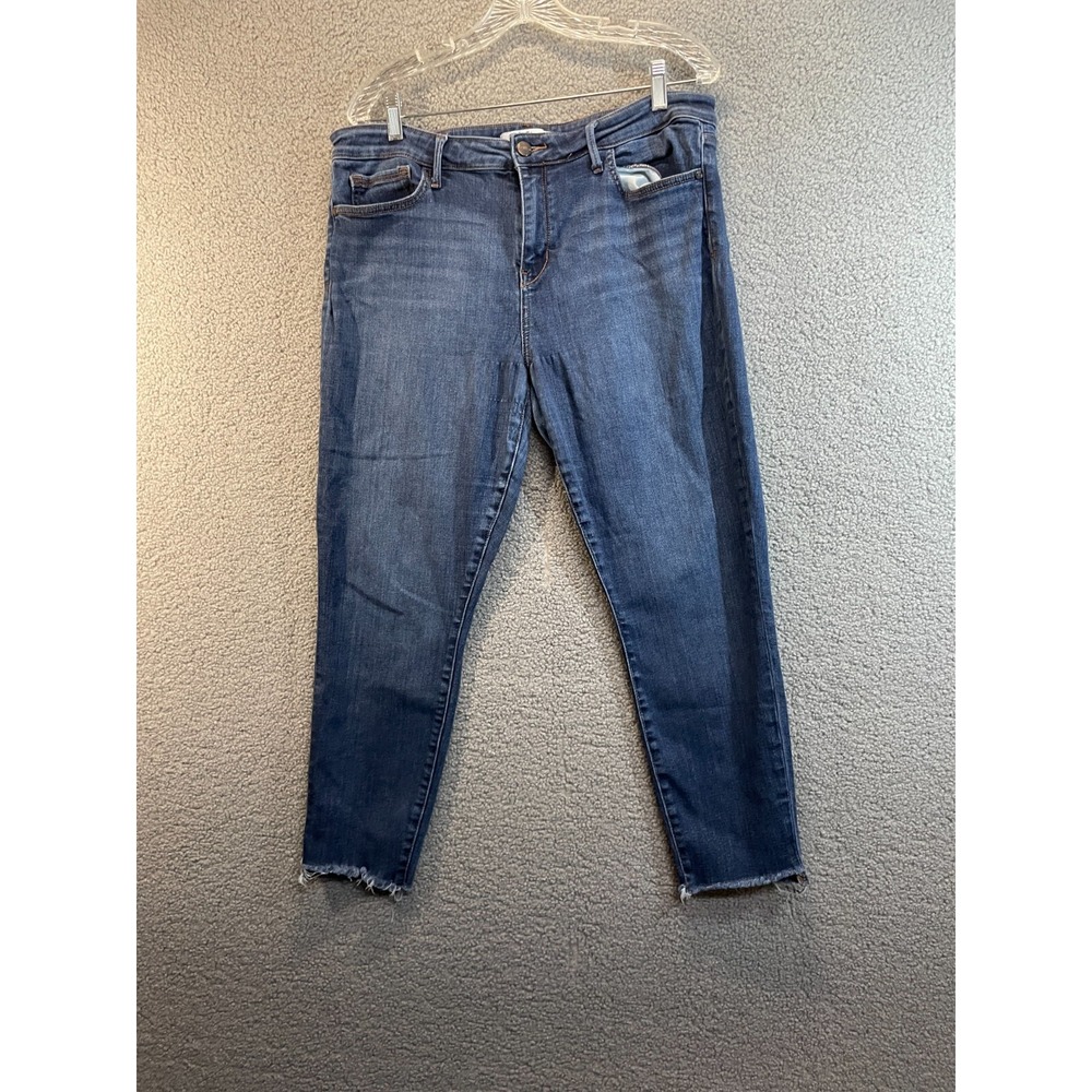 Sam Edelman‎  Women's The Kitten Jeans Mid Rise Skinny Ankle Denim Size 16